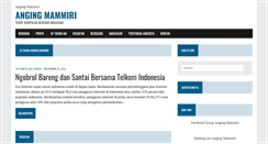 Desktop Screenshot of angingmammiri.org